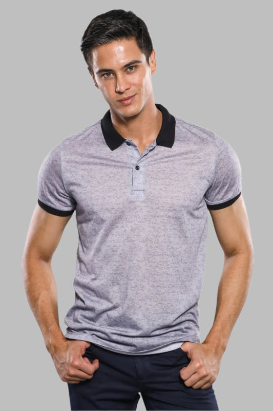 KOALA SYDNEY  Grey Men's Floral T-Shirt |