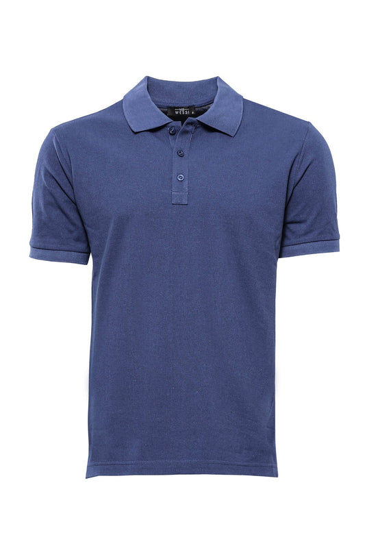 KOALA SYDNEY  Oxford Navy Polo Collar T-shirt -