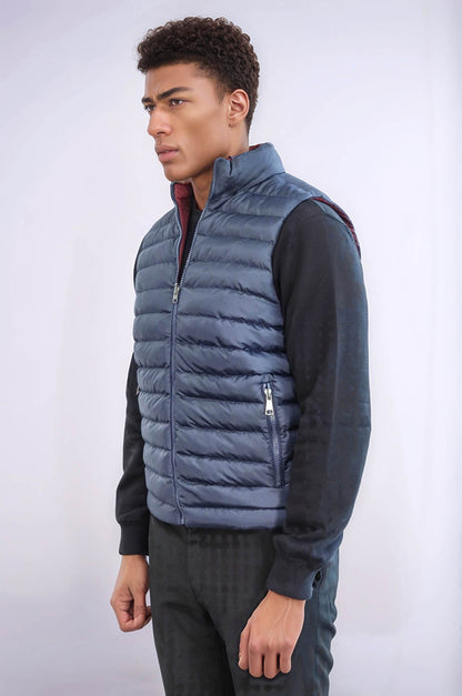 KOALA SYDNEY  Reversible Puffer Sax Blue Men Down Vest