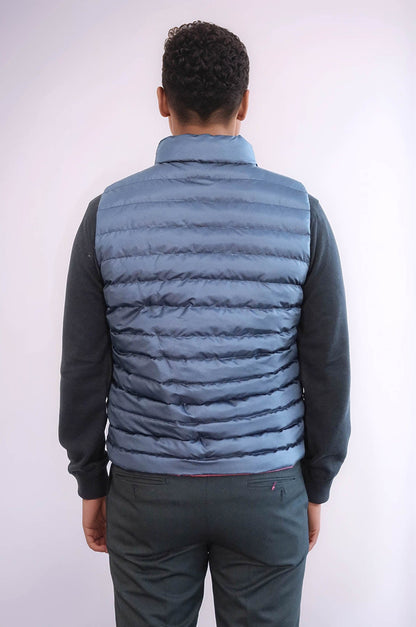 KOALA SYDNEY  Reversible Puffer Sax Blue Men Down Vest