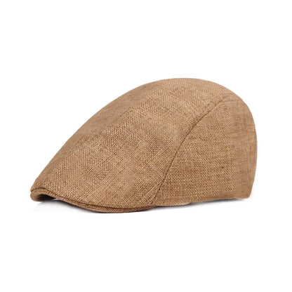 Men’s Cotton Linen Beret Hat
