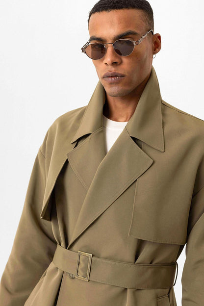 KOALA SYDNEY  Double Breasted Closure Belted Trench Coat