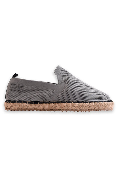 Men's Grey Mesh Espadrilles Shoes