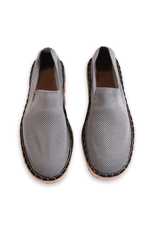 KOALA SYDNEY Men's Grey Mesh Espadrilles Shoes