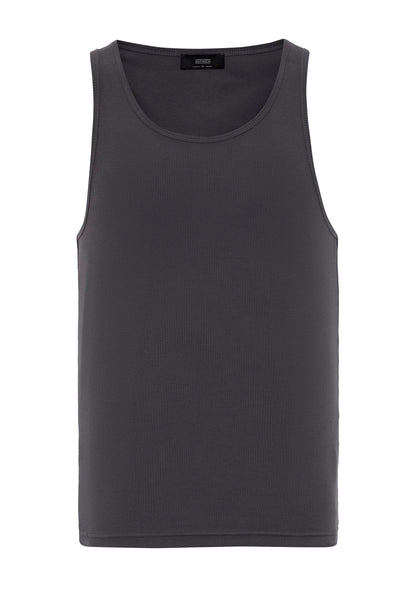 Men's Anthracite Slim Fit Tank Top