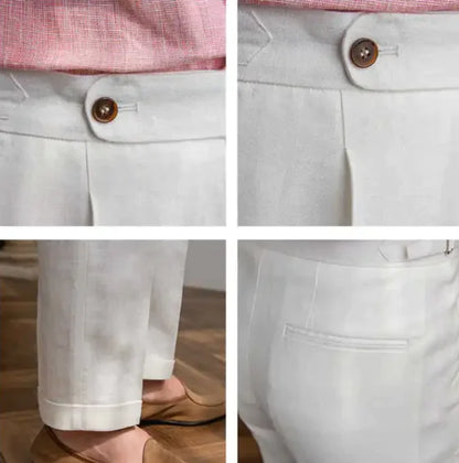 Men’s Linen Casual Trousers