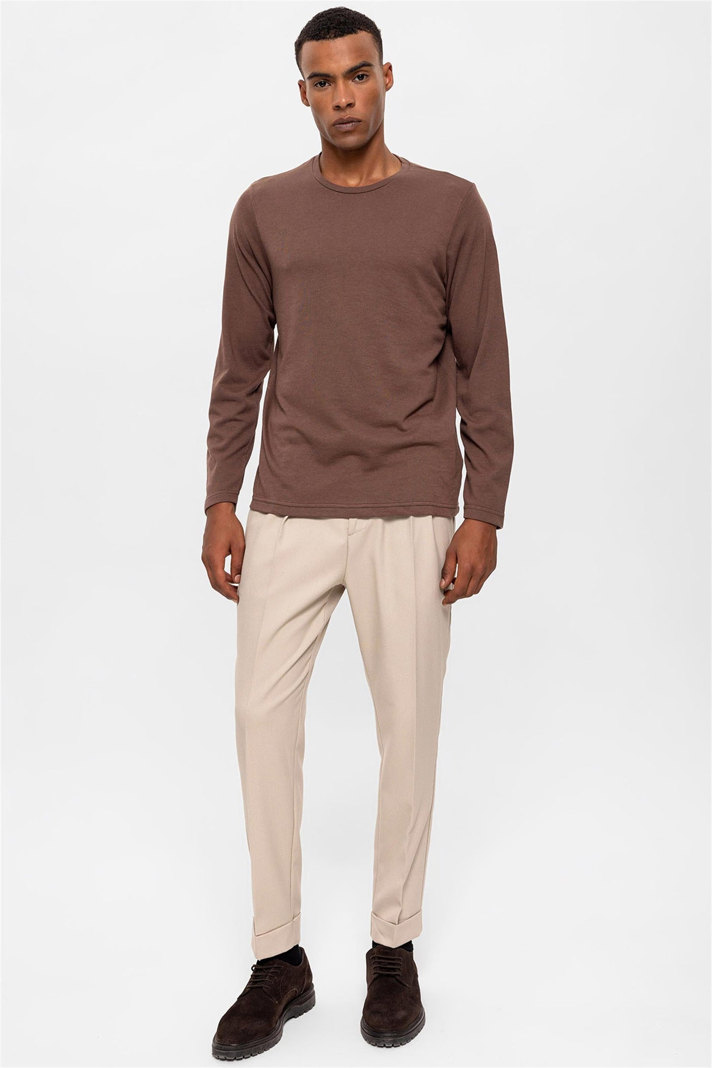Men's Spring Brown Sweater