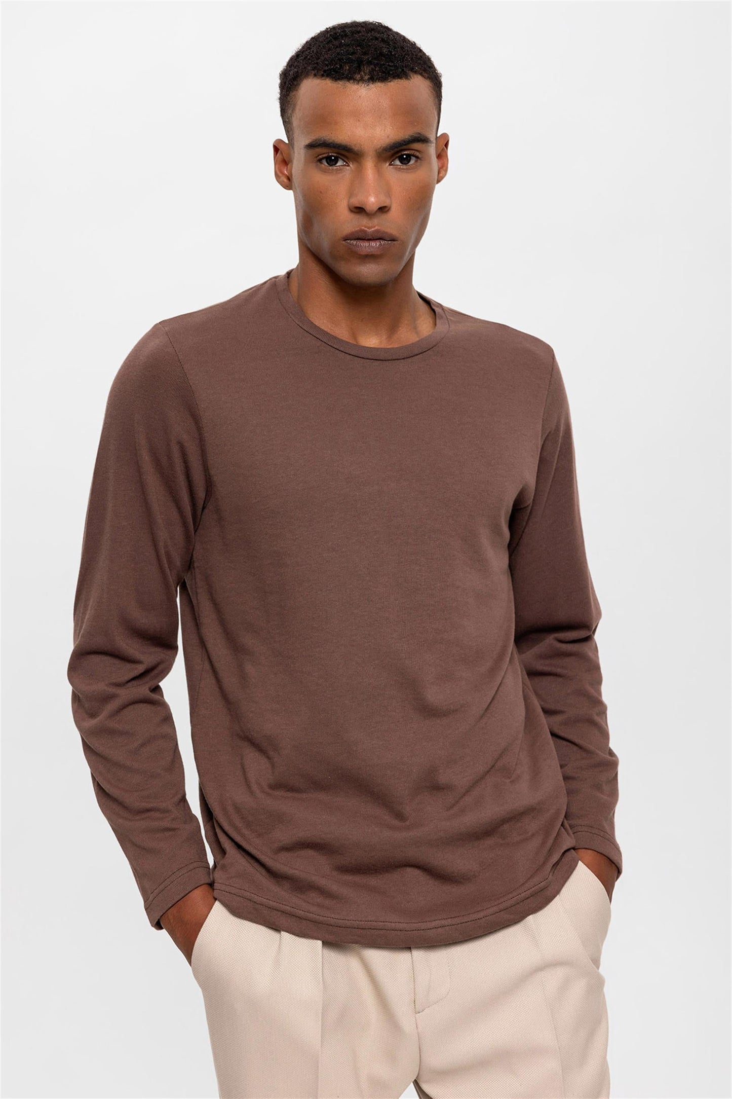 Men's Spring Brown Sweater