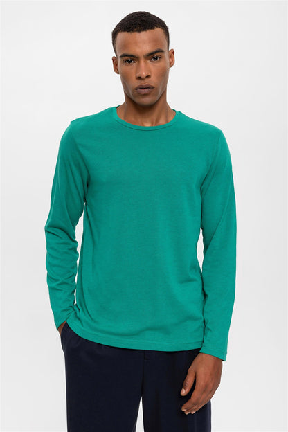 Men's Spring Green Sweater