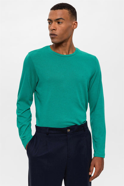 Men's Spring Green Sweater