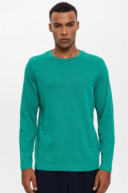 Men's Spring Green Sweater