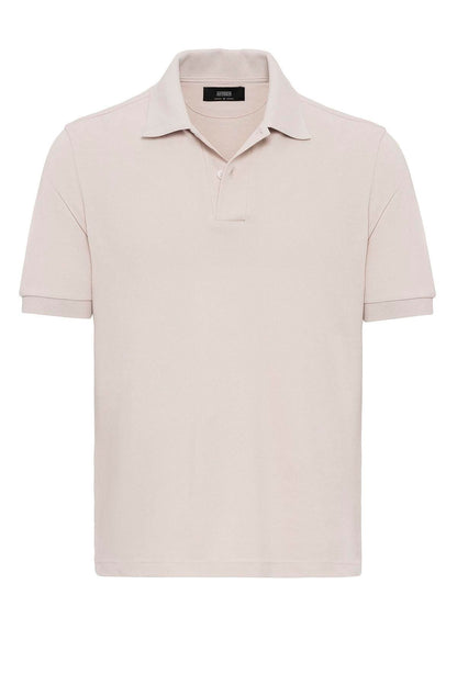 KOALA SYDNEY Men's Beige Polo Neck T-Shirt