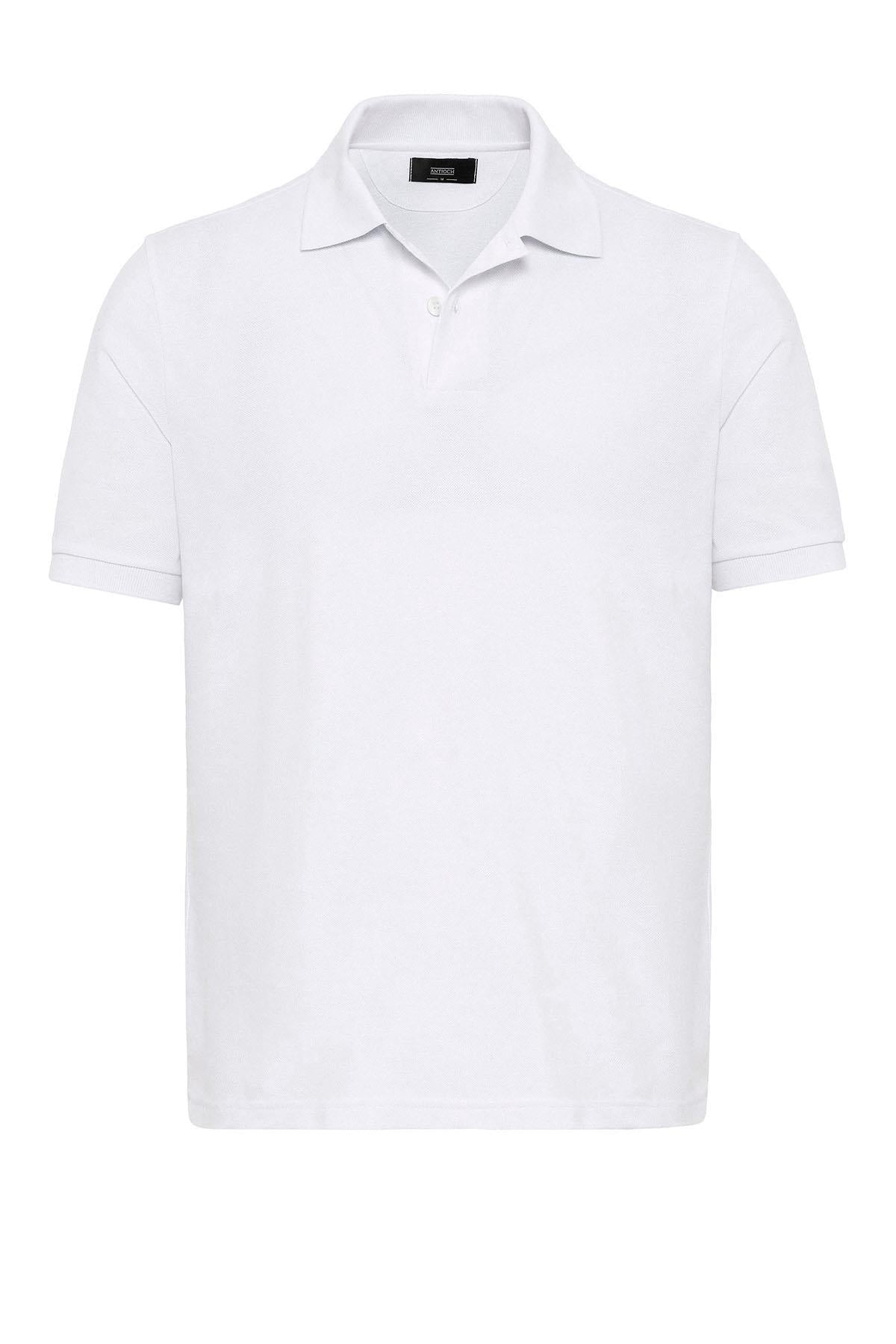 KOALA SYDNEY  Men's White Polo Neck T-Shirt -