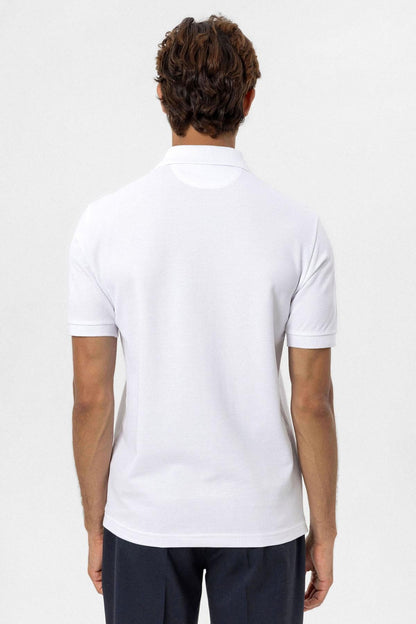 KOALA SYDNEY  Men's White Polo Neck T-Shirt -
