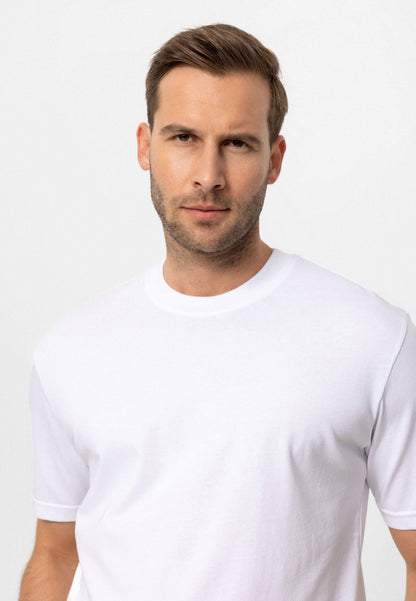 KOALA SYDNEY Men's White Crew Neck Basic T-Shirt