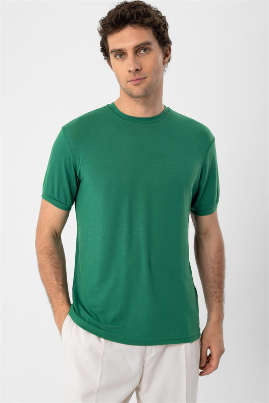 KOALA SYDNEY Men's Green Crew Neck T-Shirt