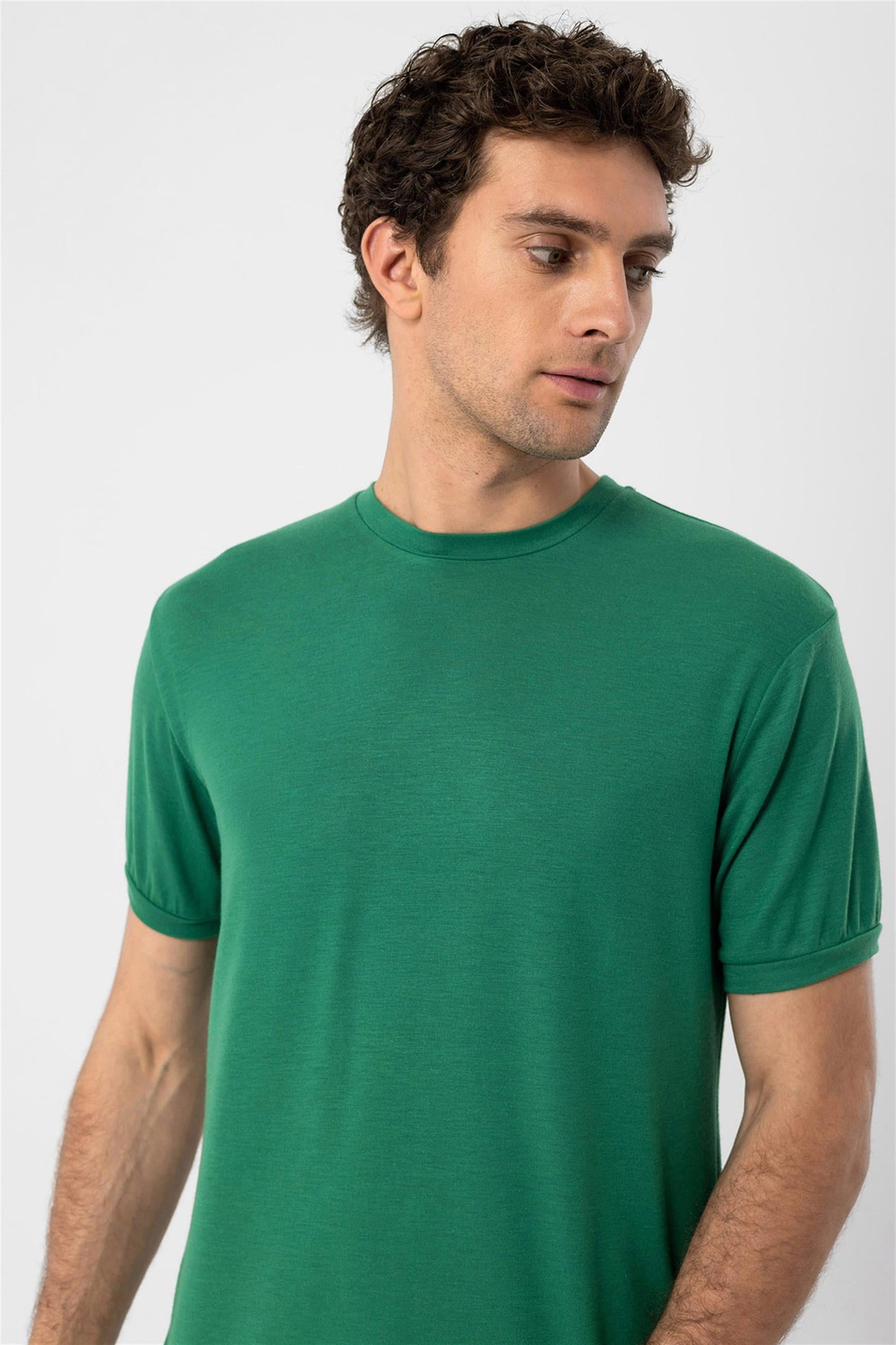 KOALA SYDNEY Men's Green Crew Neck T-Shirt