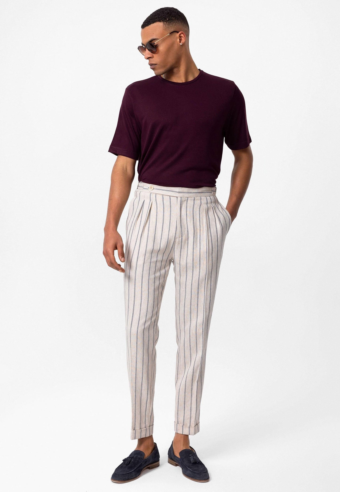 KOALA SYDNEY Men's Damson Regular Fit Crew Neck T-Shirt