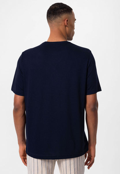 KOALA SYDNEY Men's Navy Blue Regular Fit Crew Neck T-Shirt