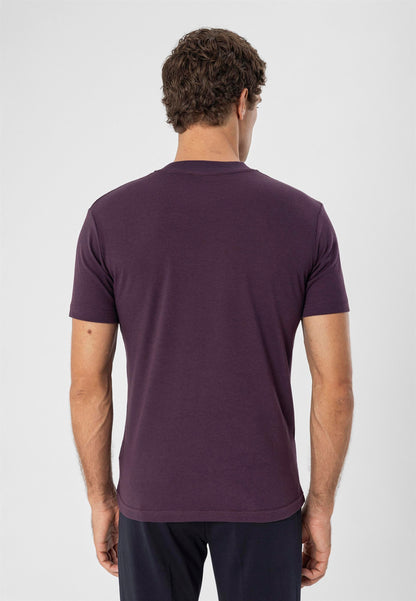 KOALA SYDNEY Men's Damson Crew Neck Slim Fit T-Shirt