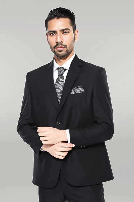 KOALA SYDNEY  Black 4 Drop Regular Suit |