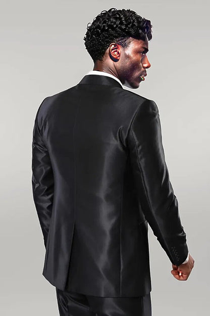 KOALA SYDNEY  Black Shiny Men's Suit | -