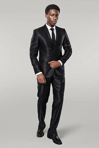 KOALA SYDNEY  Black Shiny Men's Suit | -
