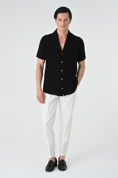 Jacket Collar Men Shirt