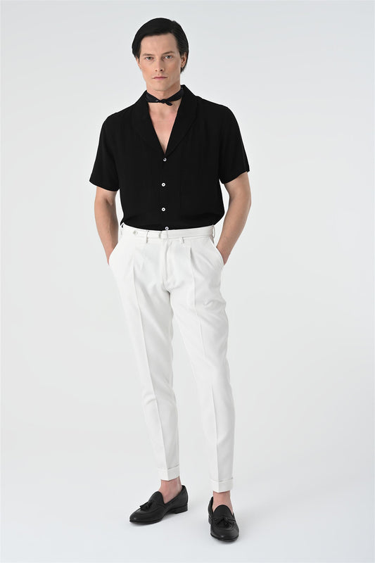 Jacket Collar Men Shirt