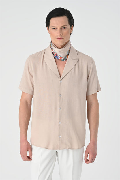 Jacket Collar Men Shirt