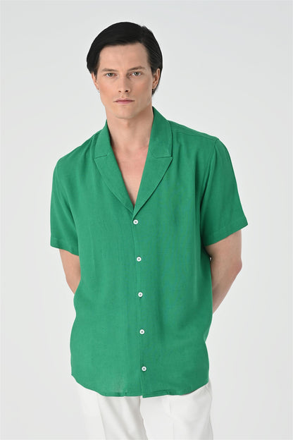 Jacket Collar Men Shirt