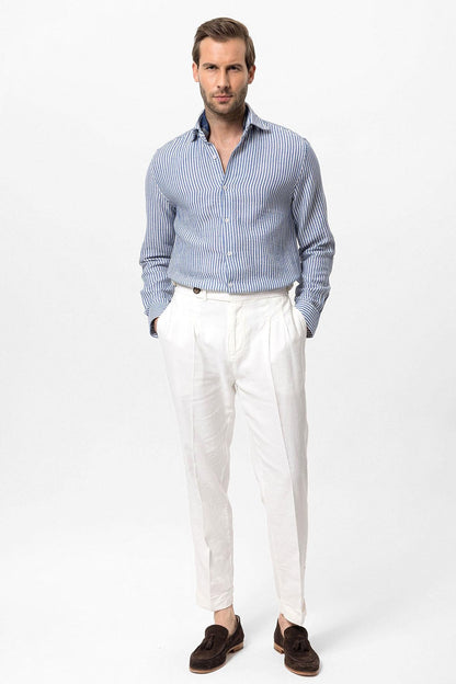 KOALA SYDNEY Men's Sax Striped Shirt