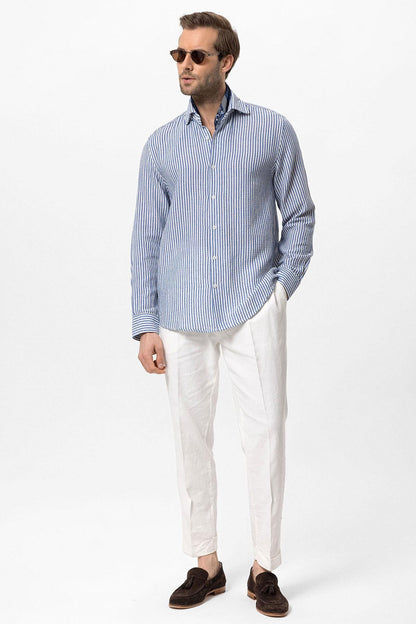 KOALA SYDNEY Men's Sax Striped Shirt
