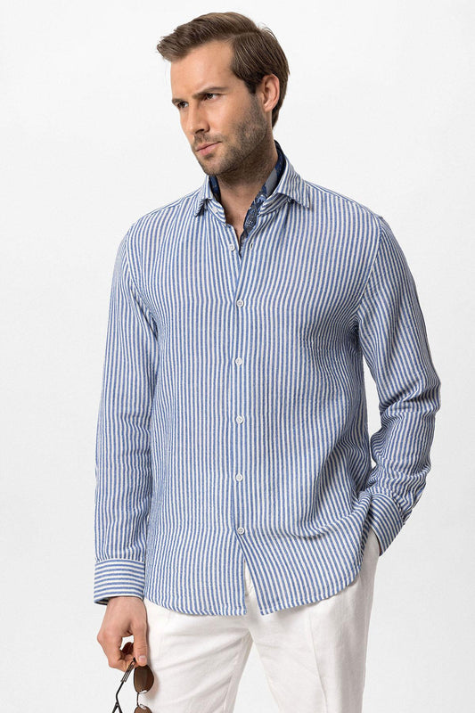KOALA SYDNEY Men's Sax Striped Shirt