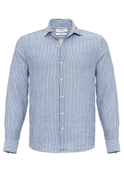 KOALA SYDNEY Men's Sax Striped Shirt