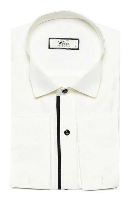 KOALA SYDNEY  Cream Tuxedo Shirt -