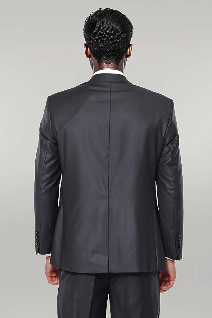 Dark Grey 4 Drop Regular Suit |