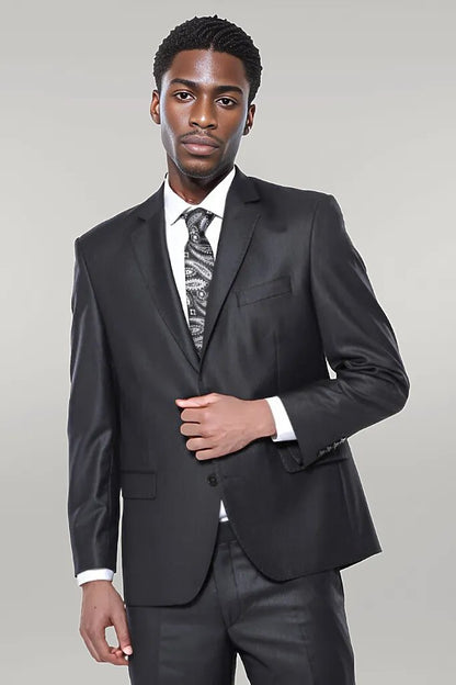 Dark Grey 4 Drop Regular Suit |
