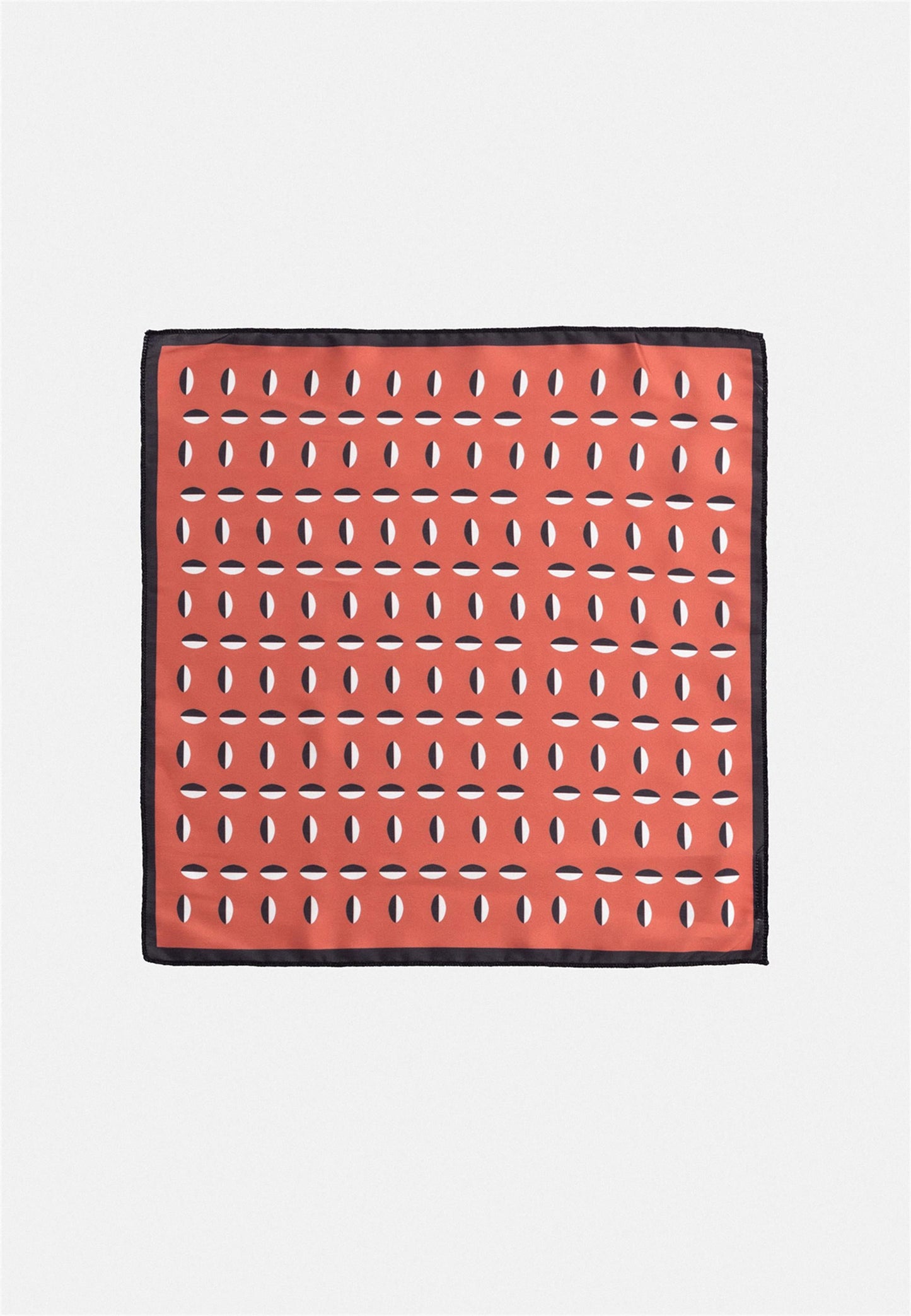 Men's Red Patterned Handkerchief