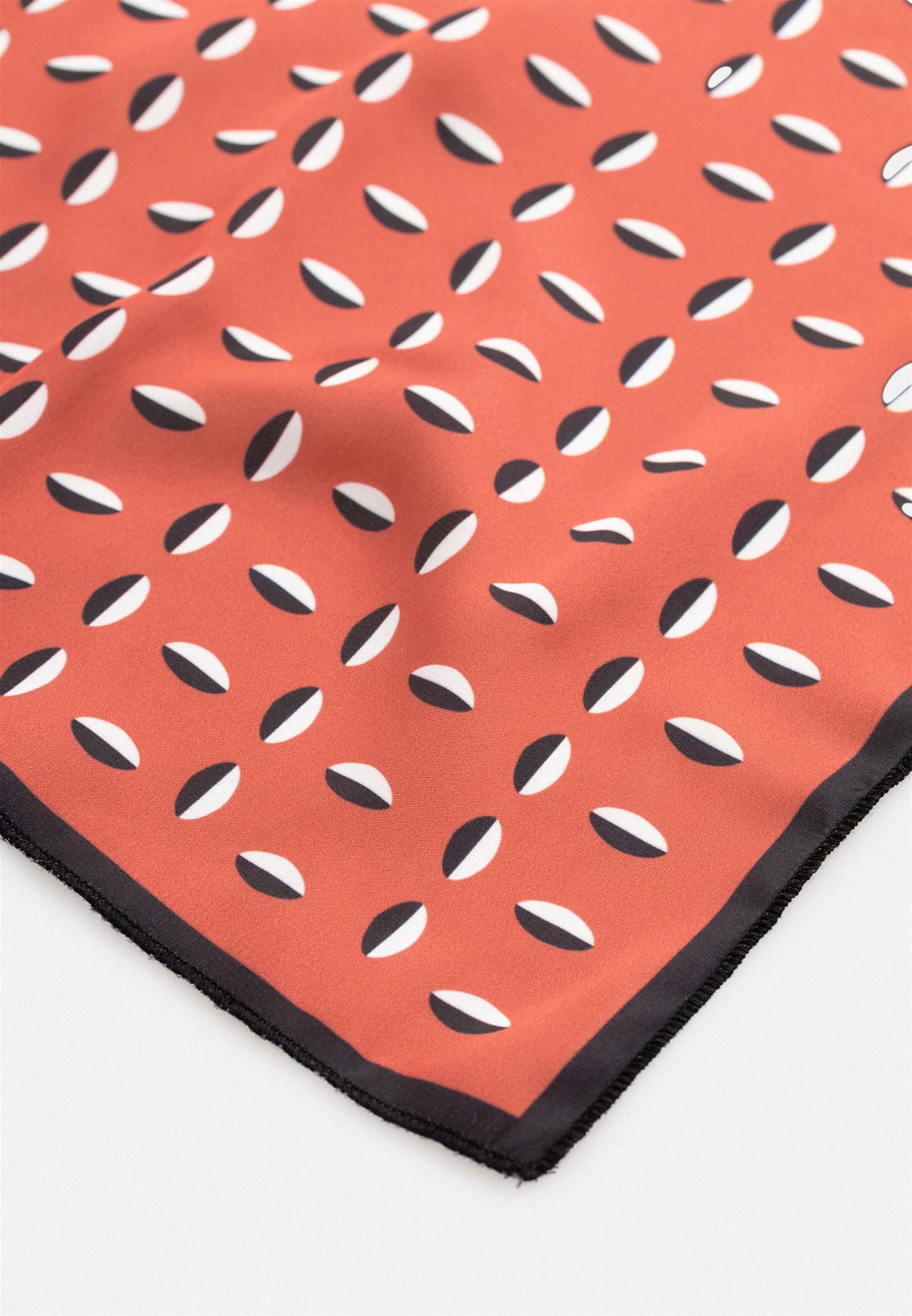 Men's Red Patterned Handkerchief