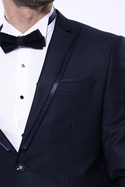 KOALA SYDNEY  Detachable Lapel Navy Blue Tuxedo |