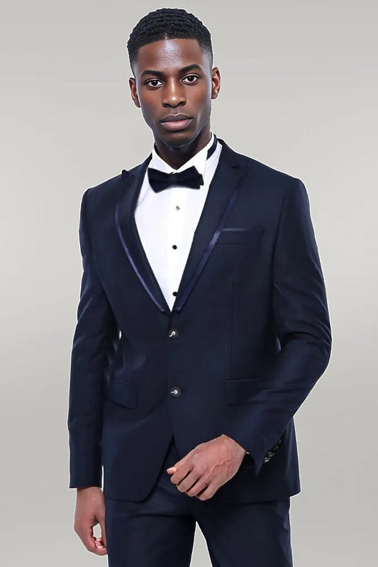 KOALA SYDNEY  Detachable Lapel Navy Blue Tuxedo |