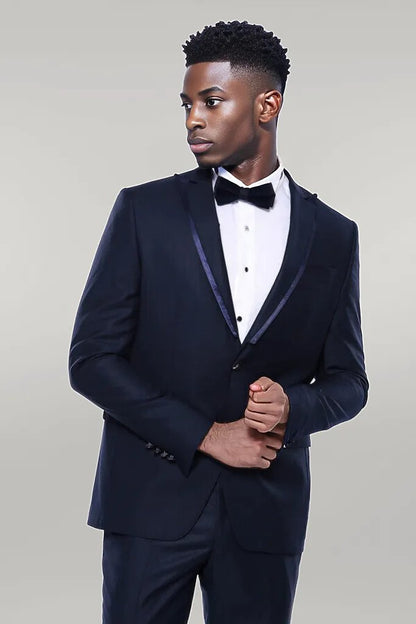 KOALA SYDNEY  Detachable Lapel Navy Blue Tuxedo |