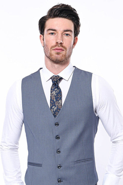 Plain Grey Vest