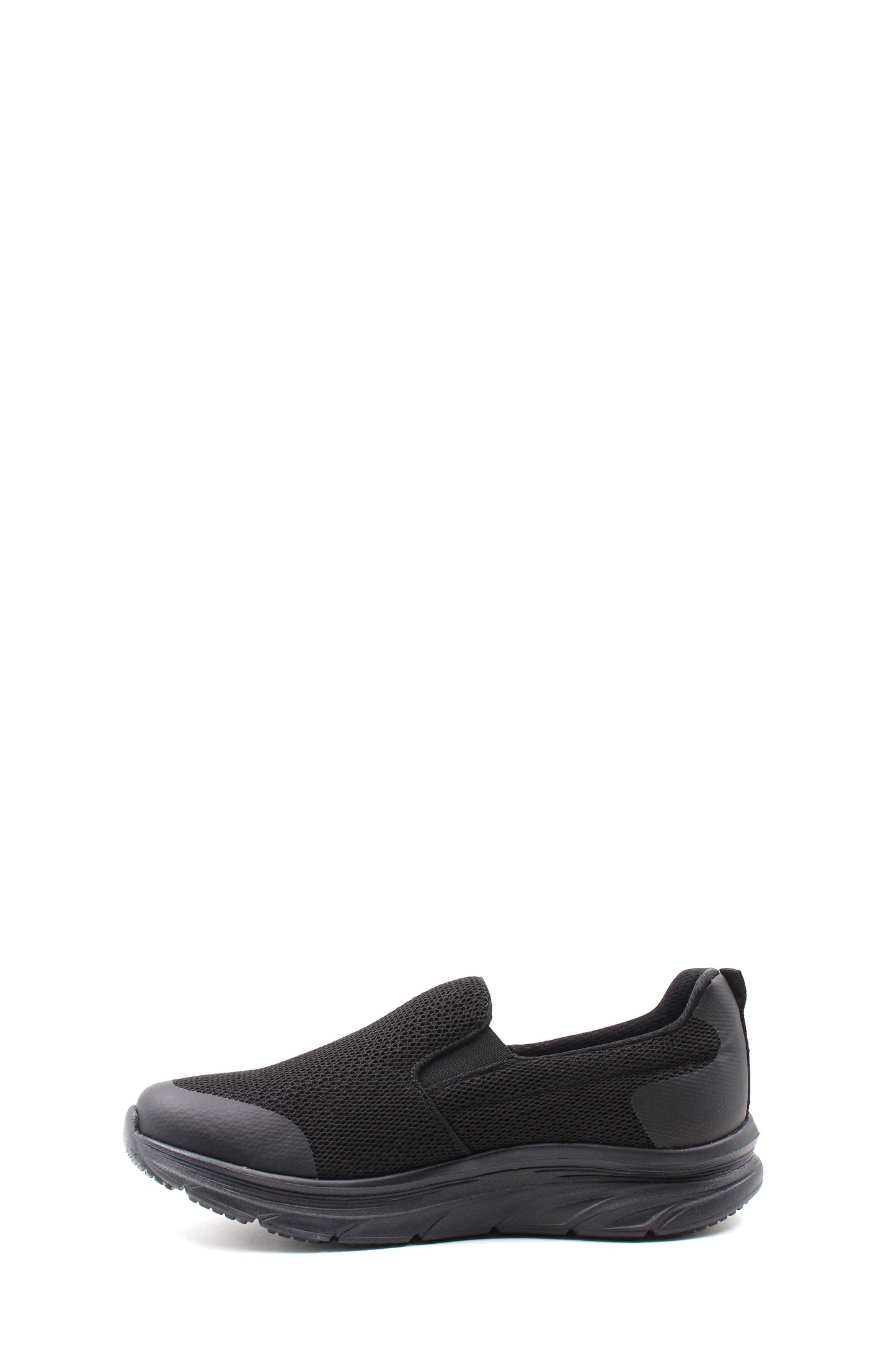 KOALA SYDNEY Men's Black Mesh Slip-On Sneakers