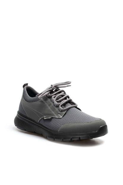 KOALA SYDNEY Men's Grey Mesh Athletic Shoes with Rubber Sole