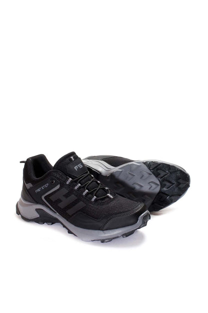 KOALA SYDNEY Men's Black and Grey Trail Running Shoes