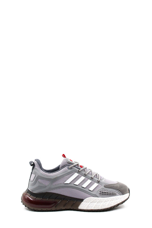 KOALA SYDNEY Men's Grey and White Athletic Running Sneakers
