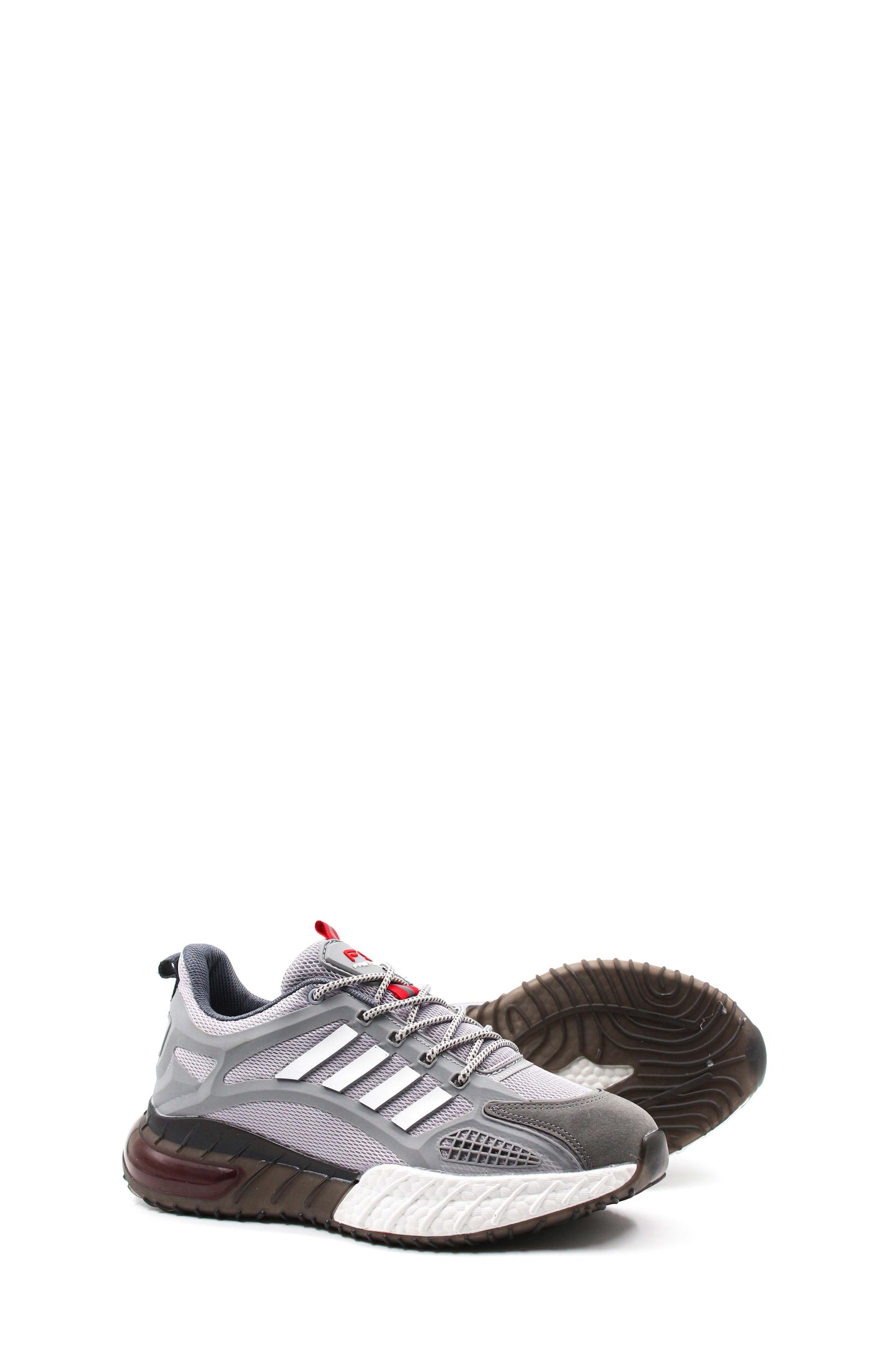 KOALA SYDNEY Men's Grey and White Athletic Running Sneakers