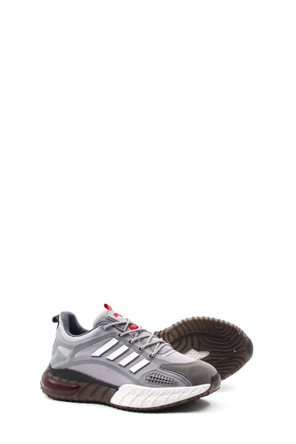 KOALA SYDNEY Men's Grey and White Athletic Running Sneakers